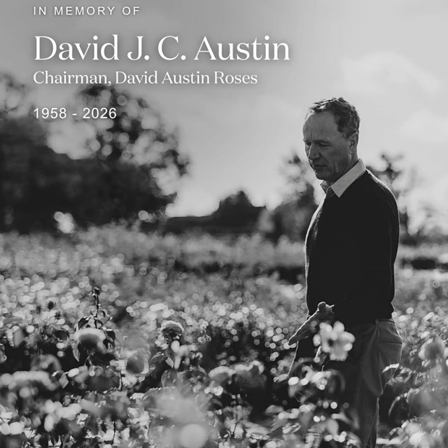 Repost @david_austin_roses David J. C. Austin Chairman, David Austin Roses 1958-2026 It is with great sadness that we announce that David J. C. Austin has died at his Shropshire home, surrounded by his family. He had been diagnosed with Creutzfeldt-Jakob disease (CJD), a rare and incurable neurological condition. David joined the family business in Albrighton, Shropshire, in 1990, as his father, the late David C. H. Austin, was gaining wider recognition for his work in breeding English Roses. He went on to lead the business for more than three decades, driving its growth and transformation from a specialist nursery into a globally recognised name among rose lovers. Throughout his leadership, the creation of beautiful, fragrant roses was always central to the business he built. David’s children, Richard, James and Olivia, said: “First and foremost, Dad was a gardener. That was at the heart of who he was. He carried our grandfather’s vision with humility and an unwavering sense of responsibility, always putting the roses, the family business and its people before himself. He was kind and modest, with a playful spirit, a sense of adventure and a real enjoyment of life. He faced his illness with the same courage and dignity that he brought to life. Above all, he was our Dad, and words cannot express how much we will miss him. We couldn’t be more proud of him.” The Austin family would like to thank everyone who cared for David and supported them during his illness. David Austin Roses continues under its experienced leadership team, working closely with the next generation of the Austin family, and we are as committed as ever to serving our partners and rose lovers around the world.
